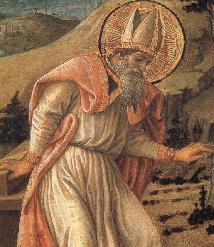 Fra Filippo Lippi St Augustine's Vistion of the Christ oil painting image